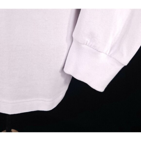 Sacai Get Lifted Long Sleeve T-Shirt 3 L Mens White Logo New RARE - Picture 5 of 13